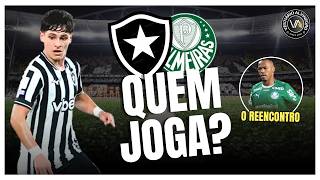ALEX TELLES NÃO JOGA! BOTAFOGO ENCARA O LÍDER PALMEIRAS NESTE DOMINGO.