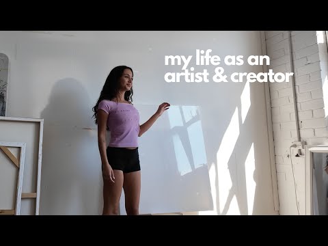 starting a new painting + cooking a family recipe (vlog)