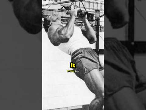 Why Arnold loves chin ups😳