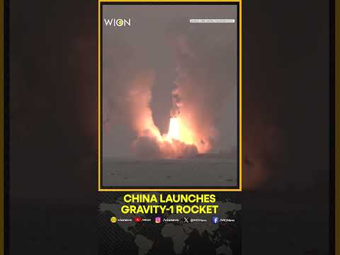China Launches Gravity-1 Rocket From Sea | WION Shorts