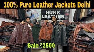 Cheapest Leather Jackets in Delhi | 100% Original Leather | 2025 Best Leather jackets Shop in Delhi 