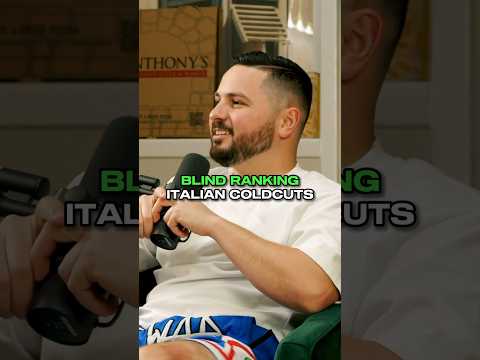 Blind ranking Italian coldcuts