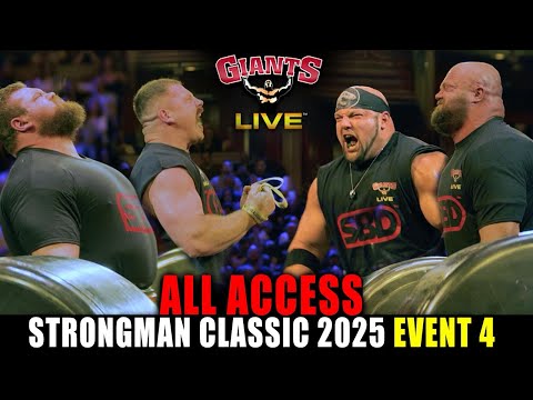 Event 4 (All Access)! | 350kg / 770lb Axle Deadlift! The Strongman Classic 2025