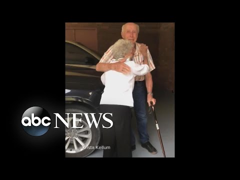 Video of grandparents married over 70 years reuniting goes viral | WNT