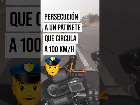 Persecución de 100 km/h a un PATINETE 🤯