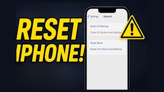 How to reset iPhone to factory settings (iPhone 16 Pro) | Quick and Easy