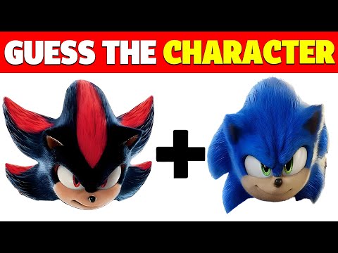 GUESS 🦔 SONIC THE HEDGEHOG 3 MOVIE CharactersBy EMOJIS + Illusion Quiz & Their Favorites'! Shadow