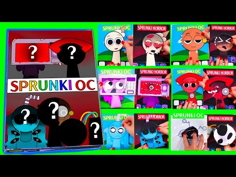 🚨MAKING INCREDIBOX SPRUNKI OC MOD 6TYPE PHASE GAMEBOOK + SPRUNKI OC MOD vs OC HORROR  SQUISHY PLAY