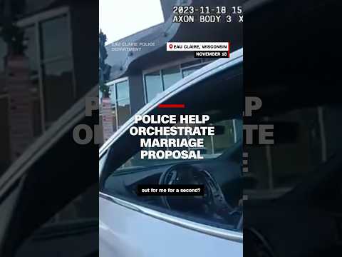 Police help orchestrate marriage proposal