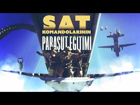 MSB, SAT komandolarının paraşüt eğitimine ilişkin görüntüleri paylaştı