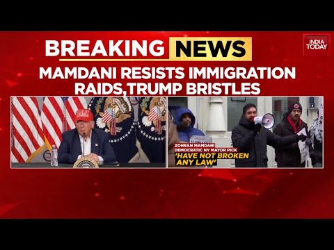 Trump- Mamdani Lock Horns In Big War Of Words, Mamdani Resists Immigration Raids, Trump Bristles