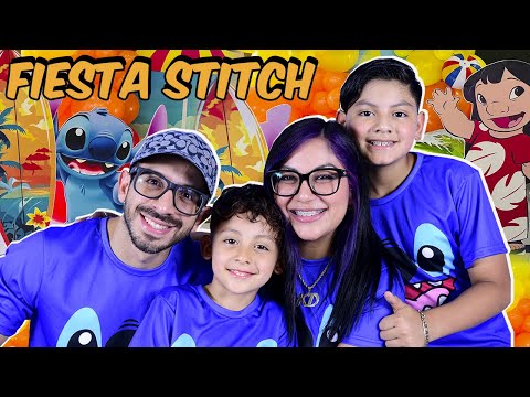 DYLAN CUMPLE 6 AÑOS | FIESTA DE STITCH | Family Juega