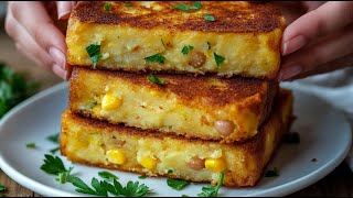 The best way to use boiled potatoes! No oven needed! Simple and delicious recipe!
