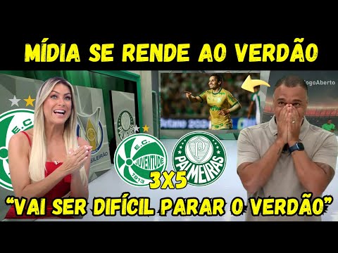 RENATA E DENILSON RASGARAM ELOGIOS AO VERDÃO ! PALMEIRAS 5X3 JUVENTUDE ! NOTICIAS DO PALMEIRAS HOJE