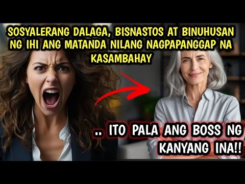 PAHIYA ANG DALAGA DAHIL CEO PALA ANG BINASTOS NYANG MATANDA!! | Female Voice