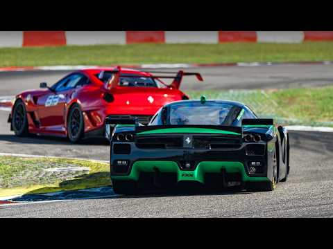 Ferrari XX-cars at Nürburgring 2024 | FXX evo, 599xx evo, FXXK evo