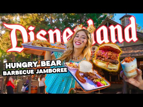 Disneyland’s NEWEST Restaurant Hungry Bear Barbecue Jamboree Now Open! Eating All New Food!