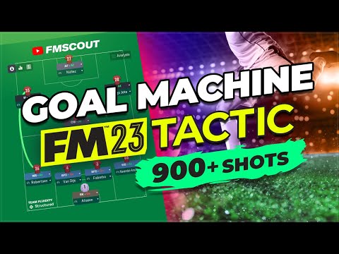 GOAL-SCORING Machine Tactic Averages 900+ Shots | FM23 Best Tactics