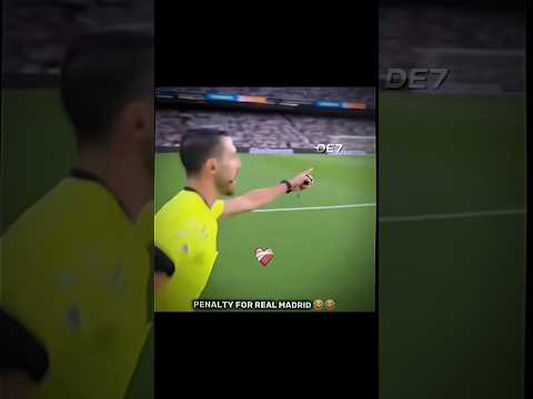 Penalty for Real Madrid 😂 #trending #football #viralvideo