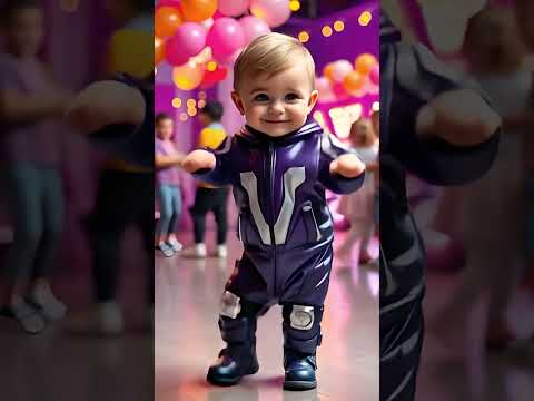 Motor Dancing Little boy dance #shorts  #motorcycle #babydance #baby  #ai  #shorts #funny