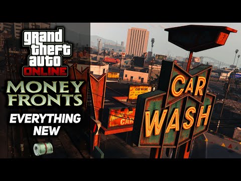 Everything New In Money Fronts DLC - GTA Online (Hands On Car Wash, Vehicles, Businesses & More)