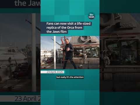 Fans can now visit a life-sized replica of the Orca from the Jaws film #jaws #movie #replica #orca