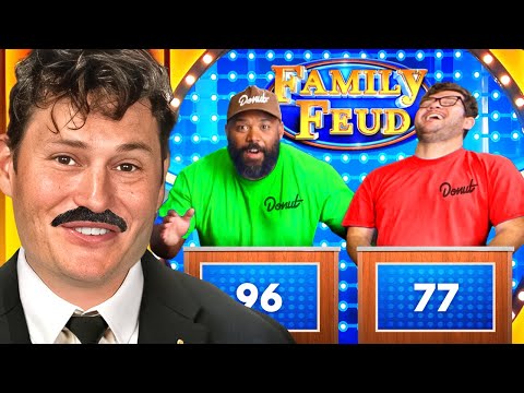 Car Showdown: Donut vs. Real Mechanics in Family Feud Game