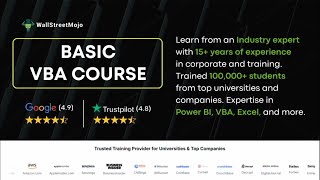 Automate Excel Tasks: Master VBA with WallStreetMojo's Beginner Course!