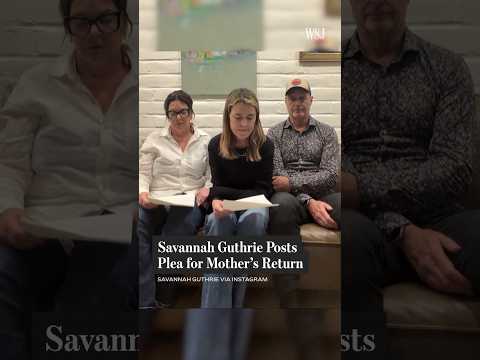 Savannah Guthrie Posts Plea for Mother's Return