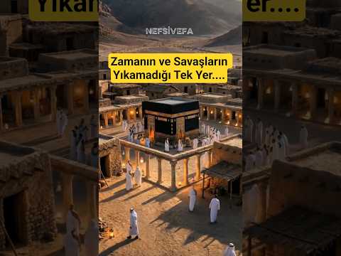 Zamanın ve Savaşların Yıkamadığı KABE ❤️🩹#subhanallah #islam #allahuakbar #lailahaillallah #shorts