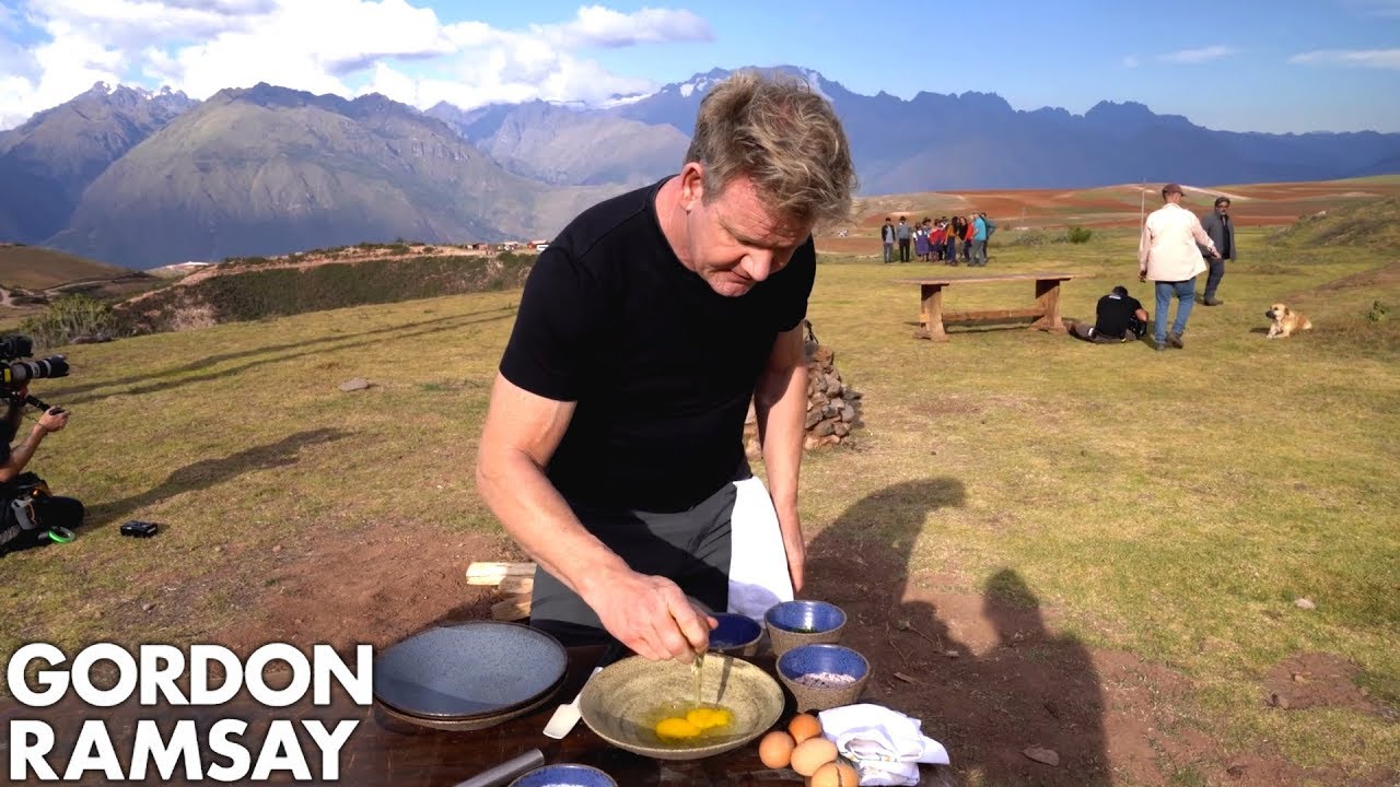 Gordon Ramsay Makes Alpaca Scrambled Eggs in Peru Scrambled