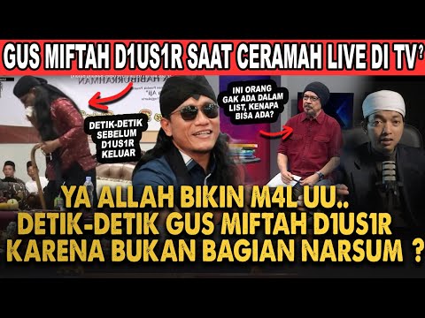 PARAAH !! GUS MIFTAH CERAMAH DI STASIUN TV BERAKHIR D1USIR? HOST NYESEL UNDANG ULAMA NU ASWAJA INI?