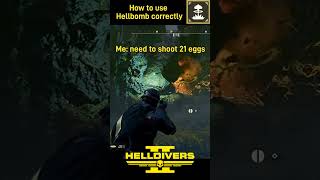 絕地戰兵2│How to use Hellbomb correctly😂│Helldivers 2│#helldivers2  #絕地戰兵2 #funny #hellbomb #直播精華