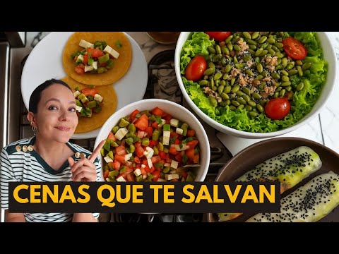 🍽️✨ No necesitas hacer dieta, solo cenar así 😋🌮🥗 #balanceandolavida