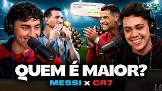 AINDA EXISTE DEBATE ENTRE MESSI E CRISTIANO RONALDO?? DEBATE DE ALTO NIVEL NO COPA LOW PROFILE