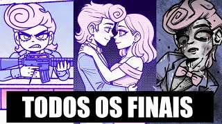 TODOS OS FINAIS DE BLOODMONEY 1 E 2 em PORTUGUÊS TRADUZIDO (SEGREDOS e MISTÉRIOS)