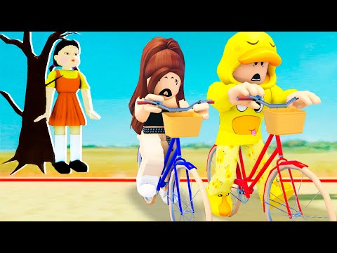 ¿Podremos GANAR EL JUEGO DEL CALAMAR en BICICLETA en Roblox?