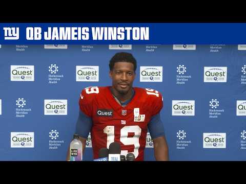 Jameis Winston: 'I feel challenged to get better every single day' | New York Giants