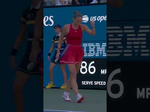Marta Kostyuk's EXTRAORDINARY match point <strong>save</strong>! 🤯