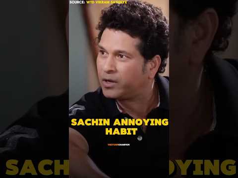 Sachin annoying habit at home #cricket #indiancricketer #tendulkar #podcast