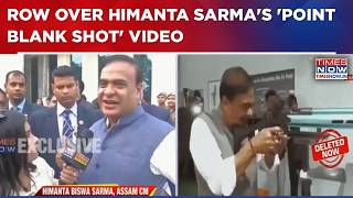 BJP Posts Video Showing Himanta Biswa Sarma Shooting Targets Wearing Muslim Caps, Congress Hits Back