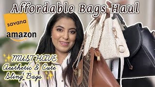 SAVANA Bags Haul || MUST HAVE Affordable Trendy Sling bags | Lavie Satchel bag
