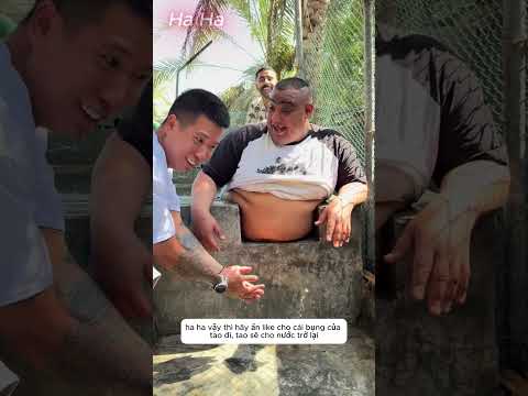 Khi đại ca bụng bự làm cách nào để chặn nước#shorts #funny