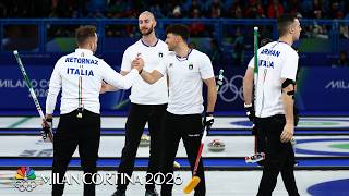 Four-point first lifts Italy to curling upset vs. Great Britain | Winter Olympics 2026 | NBC Sports