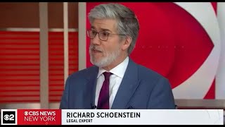 Rich Schoenstein on CBS News New York Discussing Sean 'Diddy' Combs Sentencing