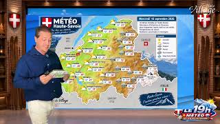 La météo en Haute Savoie et Savoie pour mercredi 16 septembre 2026 