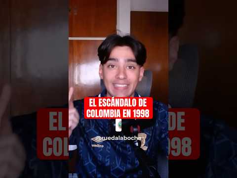 😳 EL ESCÁNDALO COLOMBIANO DE 1998 🇨🇴 #futboleros #escandalo #futbolcolombiano #colombia #shorts