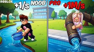 DRENA EL AGUA +1 POR CLICK Vaciando Piscinas, Descubriendo Nuevos Peces Secretos Y Legendarios!😃🐟🐠