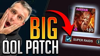 *NEW PATCH* Raid have a lot of QOL changes coming this week! | Raid: Shadow Legends