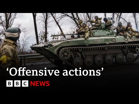 Ukraine 'shifting towards offensive actions' against Russia - BBC News